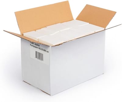 Puntpapier Bulkdoos - Kleine Notitie Vellen - Kantoor Organisatie - Scheurbestendig Materiaal - 75 x 50 mm - Wit