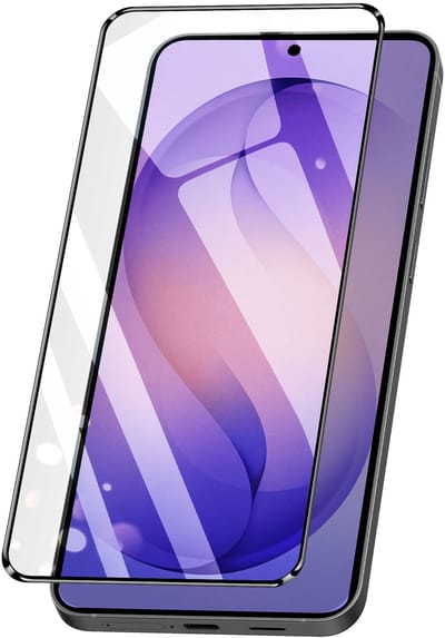 Amorus, Screenprotector geschikt voor Galaxy S26 Ultra - Tempered Glass & 2.5D, Transparant zwart