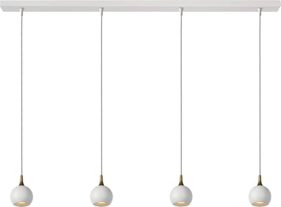 Lucide FAVORI - Hanglamp - 4xGU10 - Wit