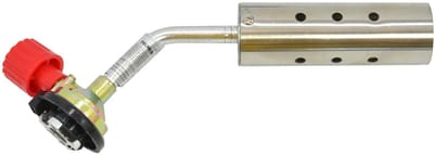 AWTools AW13811 Gasbrander - 360° Gebruik - Metalen Behuizing - Regelbare Vlam - Voor Solderen, Krimpen en Verfbranden - Universele Bajonetaansluiting - 5903678615420