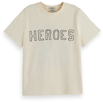 Scotch & Soda The 40Th Anniversary Washed Artwork Regular Fit T-Shirt