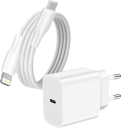 Oplader geschikt voor iPhone, iPad met Lightning naar USB C Kabel 1 Meter - Snel Oplader