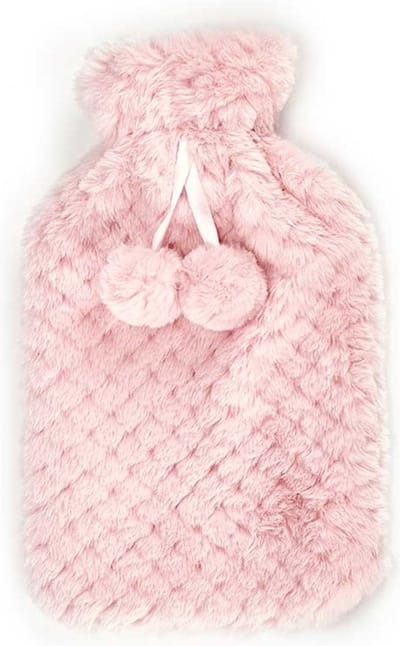 Giftdecor Warmwater kruik - 1.8 liter - hoes in het roze - winter kruiken - bedkruiken - kinderen/volwassenen