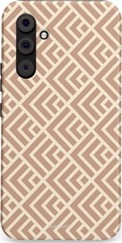 Casetastic Hoesje Geschikt voor Samsung A54 (5G) - Stijlvolle Beschermende Duo-layer Case - Abstract Zand Kunst