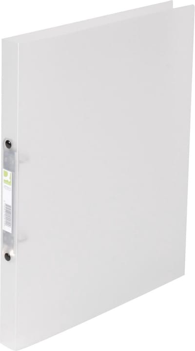 Q-CONNECT ringmap, PP, 2 ringen, 16 mm, transparant 12 stuks
