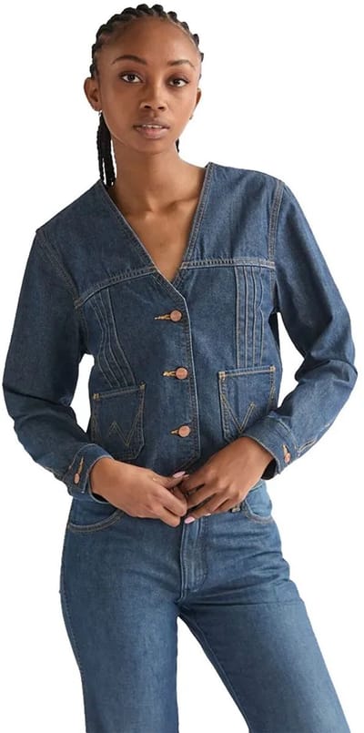 Wrangler Bolero Slim Fit Spijkerjas Blauw M Vrouw