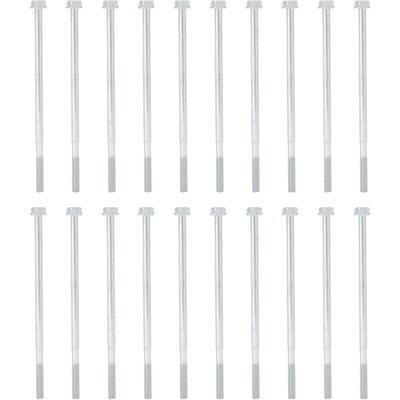 20 stuks Lange Zeskantbout Flens Platte Kop Schroef Vervanging M6x135 Generator Hardware Fittingen
