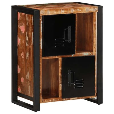 vidaXL - Dressoir - 55x35x70 - cm - massief - gerecycled - hout - meerkleurig