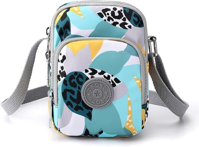 Dames Crossbody Telefoon Tas van Nylon - Verstelbare Schoudertas voor Mobiele Telefoons tot 7 Inch, Ideaal voor Reizen en Casual Gebruik
