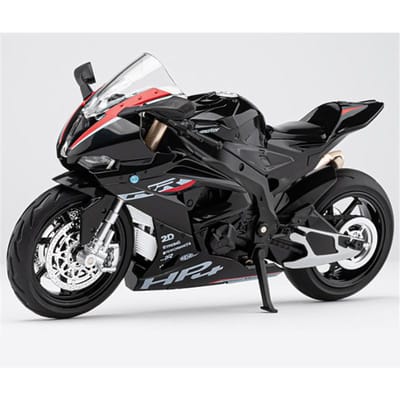 1:12 S1000Rr Hp4 Race Legering Luxe Sportmotor Model Diecast Metaal Straatrace Motorfiets Model Geluid Licht Kinder Cadeau