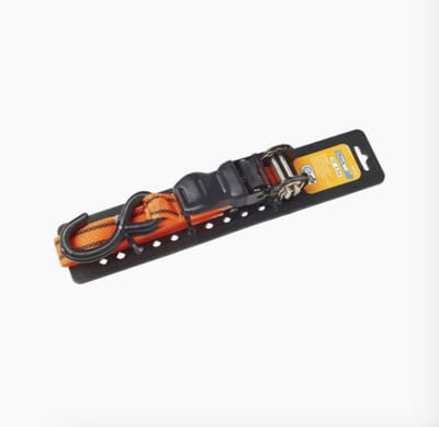 Spanband 25mm x 4,5m | Draagkracht 250 daN | Voor Campers, Caravans, Boten, Motoren & Scooters | Stevige Sjorband