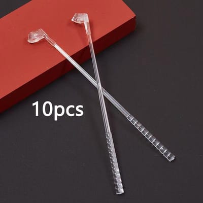Swizzle Roerstaafjes Koffiebar Cocktail Roerstaafjes Drank Plastic Sportclub Cocktail Swizzle Stick Sport Decoratie Bedankjes Herbruikbaar voor Feest 10pcs red