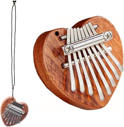 Stuks Mini-Kalimba-Instrument Met 8 Toetsen - Draagbare Vingerpiano & Duimpiano voor Volwassenen, Beginners en Kinderen - Perfect Cadeau Voor Muziekliefhebbers