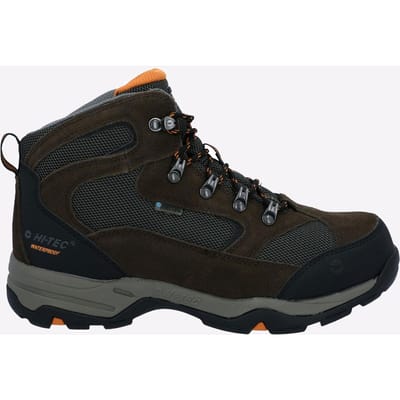 Hi-Tec Storm Wide Heren Wandelschoenen Van Donkerbruin/Donker Taupe Suède