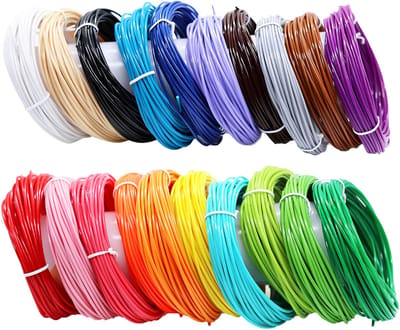 KAD® 3D-pen Navulfilament -1,75 mm Navulfilament - PLA Filament voor 3D Pen - Meerkleurig - 28cm x 21cm x 10cm