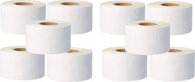 Label Tape Geschikt voor Dymo 99012 | 89 mm x 36 mm | S0722400 - Wit - 260 etiketten per Rol - 10 stuks - Geschikt voor: 310, 320, 330, 400, 450 , 4XL series