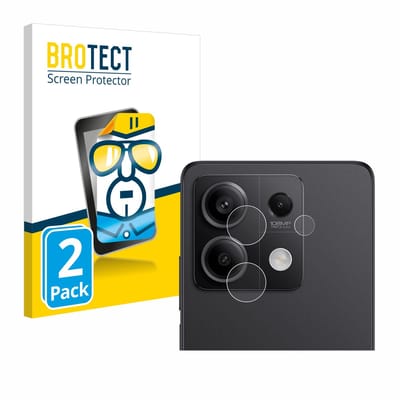 BROTECT - Screenprotector voor Xiaomi Redmi Note 13 Pro 5G (ALLEEN Camera Lens) - Folie Beschermfolie transparant 2 Stuks
