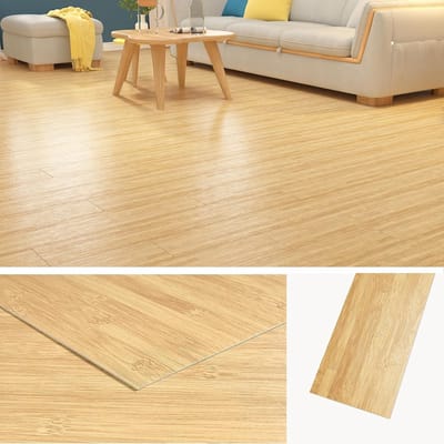 Dikke zelfklevende PVC vloertegels met houtlook 90x15CM - 36 stuks voor badkamer en keuken, waterbestendig en duurzaam