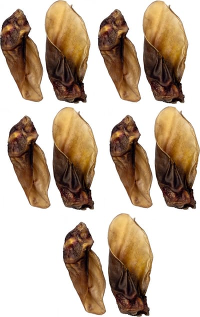 Runderoren - Hondensnacks - Gedroogd - Met Vlees - Hondensnacks Gedroogd