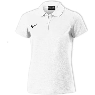 Mizuno Shizuoka Korte Mouw Poloshirt Wit M Vrouw