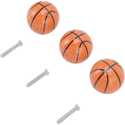 3 Set Basketbal Kast Keuken Huis Knopen Bal Type Enkel Gat Lade Keramische Handgreep