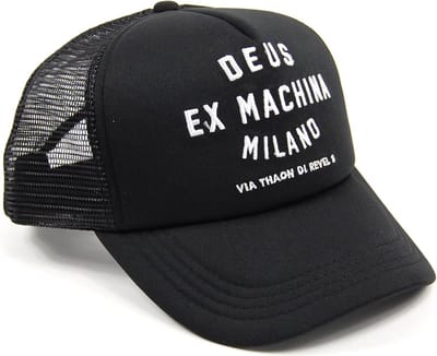 DEUS Trucker cap Milano Address - Black