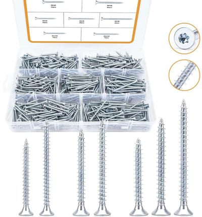 480x Spaanplaatschroeven Verzonken Kop Torx Aandrijving M4 M4.5 M5 Houtbouwschroeven Koolstofstaal