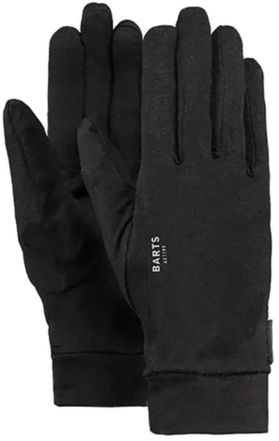 Barts Silk Liner Handschoenen Zwart L-XL Man,Vrouw