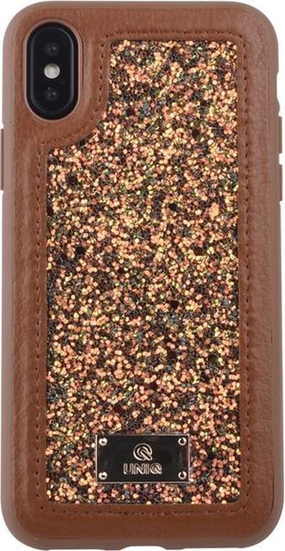 UNIQ Accessory iPhone X-Xs Hard Case Backcover glitter - Bruin