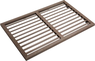 Evolar WPC Achterplaat voor Airco Omkasting Walnut Grey Small