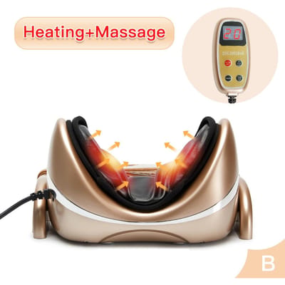 Elektrische Nekmassager Vibratie Massage Kussen Luchtcompressie Kneed Warmte Massager Nekstrekker Cervicaal Pijnverlichting EU