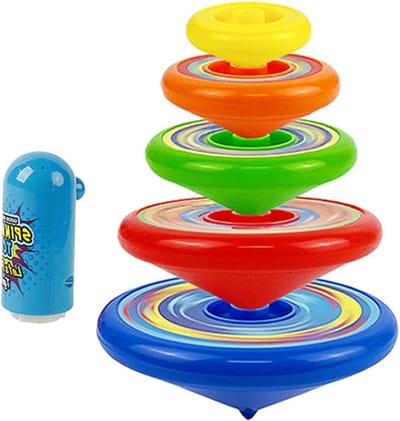 Stapeltoren Speelgoed voor Kinderen met Launcher - Perfect voor Verjaardagen en Feestjes, Diverse Kleuren, 1 Set (5 + 1 Launcher)