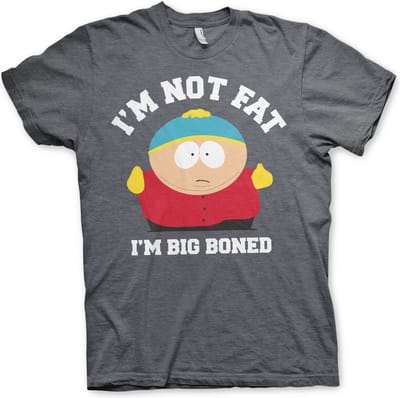 South Park I'm Not Fat I'm Big B-on-T-shirt Dark-Heather