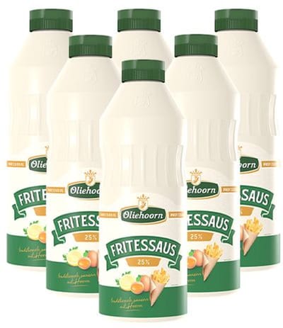 Oliehoorn Fritessaus 6x900ml (Voordeel Verpakking)