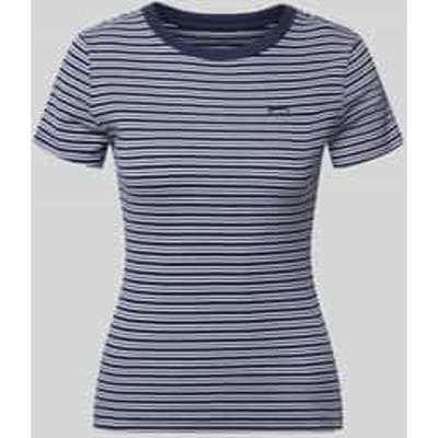 Slim Fit T-shirt van puur katoen