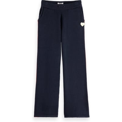 Scotch & Soda Girl Sporty Straight-leg Knitted Sweatpants Sky Captain Taglia: 4 | Pantaloni Outlet | kids