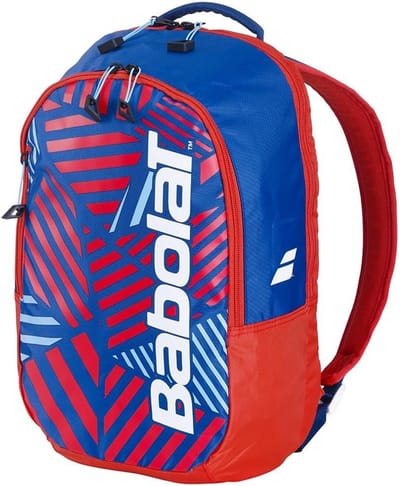 Kinder Tennisrugzak Blauw Rood - Duurzaam en Ruim voor Junioren