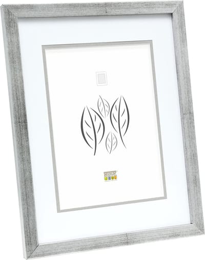Deknudt Frames fotolijst S43AD1 P1 - zilver - passe-partout - 13x18 cm