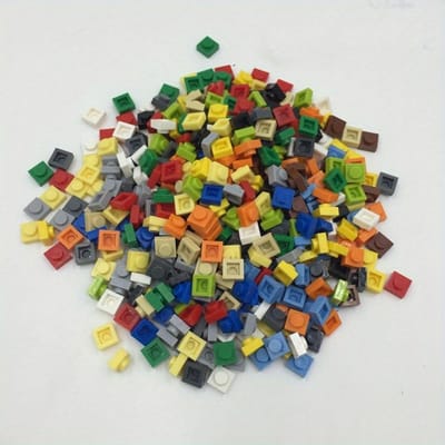 200 stuks / Zak 1x1 Denkblokjes Passend Inclusief 3024 DOE-HET-ZELF Pixel Art Remix Schilderen QR Code Bouwsteen Component Steenmaker