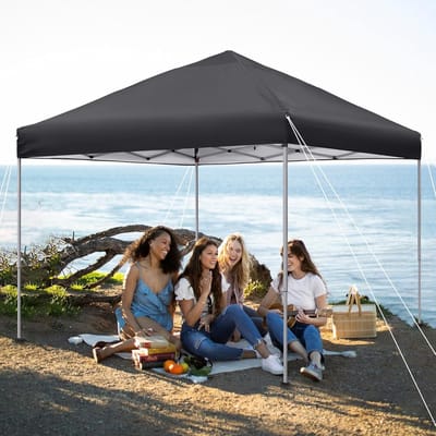 Opvouwbare Partytent 3 x 3 m - Waterdicht Vouwpaviljoen met UV-Bescherming voor Tuin en Feest
