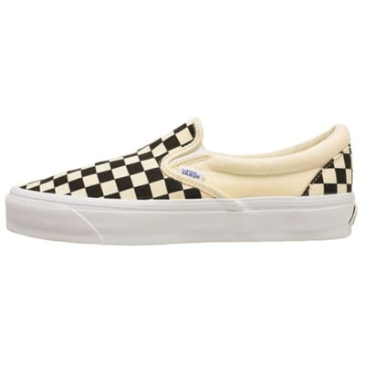 Vans Slip-On Reissue 98 LX Checkerboard - Zwart Unisex Sneakers Wit VN000CSE2BO 42 white