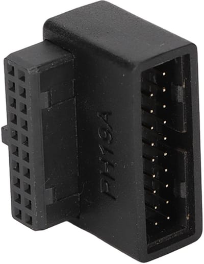 Dailygoody - USB 3.0 Adapter - 90 Graden Verbinding - Ideaal voor Desktopcomputer - Meerlaagse Printplaat - Hoge Snelheid - Stabiele Aansluiting