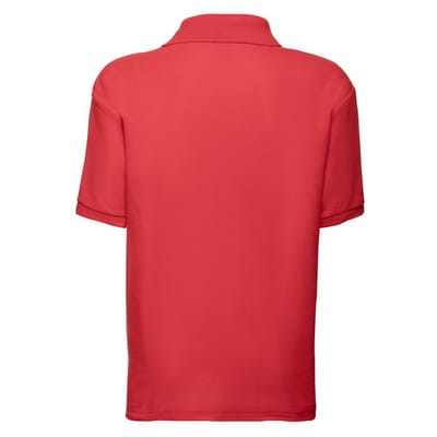 Fruit of the Loom Kinder/Kinder 65/35 Poloshirt (Rood)