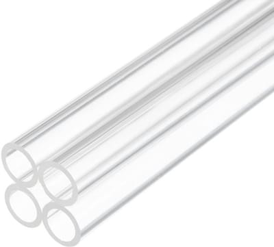 Allecto - 6 inch doorzichtige plastic buis - acryl en polycarbonaat