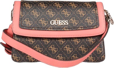 Guess - Camy Crossbody Flap - Bruin Multi - Vrouwen