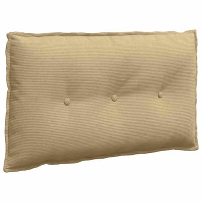 vidaXL - Rugkussen - Grijs - Groen - 80 - x - 50 - cm - Corduroy - stof