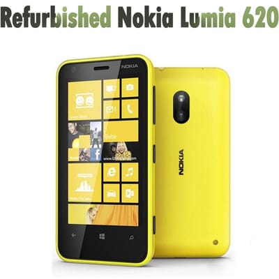Gereviseerde Nokia Originele Nokia Lumia 620 1300mAh Mobiele Telefoon 1 battery 1 charger blauw