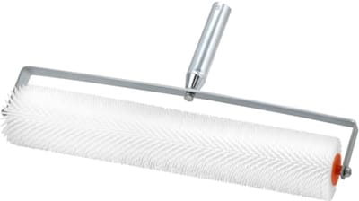 Ontluchtingsrol 50 cm met spatscherm - 21 mm priklengte - Prikroller voor luchtbellen en gladde oppervlakken