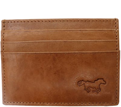 Safekeepers pasjeshouder -Creditcard - Cardholder - 6 pasjes - Leer - Cognac
