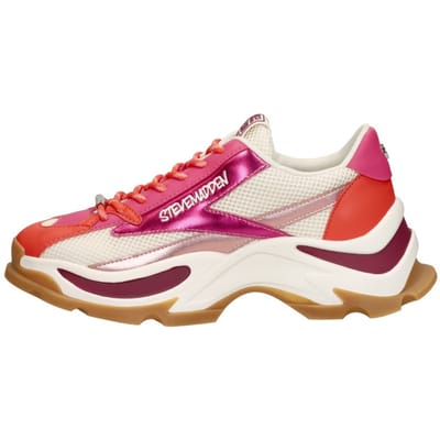 Steve Madden Zoomz Sneakers Plum Multi Maat: 36 | Sneakers Outlet | Dames | Oranje